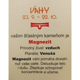 Magnezit pro Váhy 23.9.-22.10.