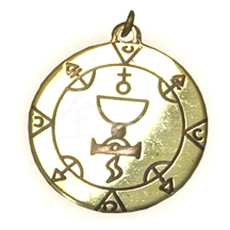 Přívěsek Amulet kabalistický Královnin pentagram