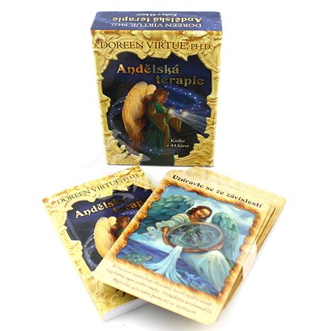 Andělská terapie - kniha + karty, Doreen Virtue