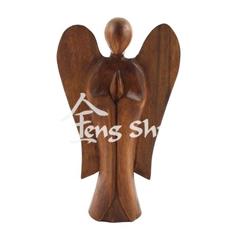 Anděl dřevo 19 cm