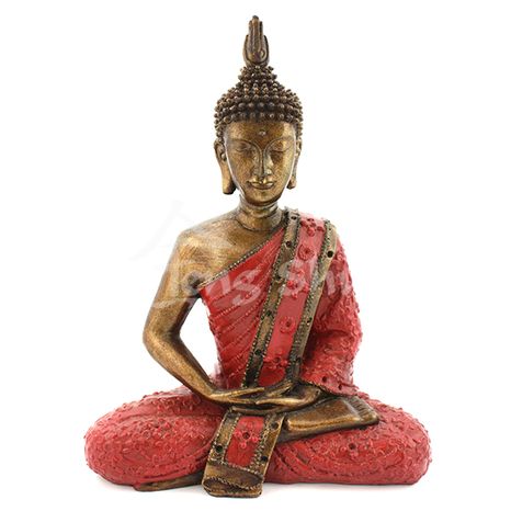 Buddha pokoje Siddhi červený výška 29 cm