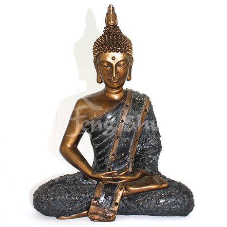 Buddha pokoje Siddhi modrý výška 29 cm