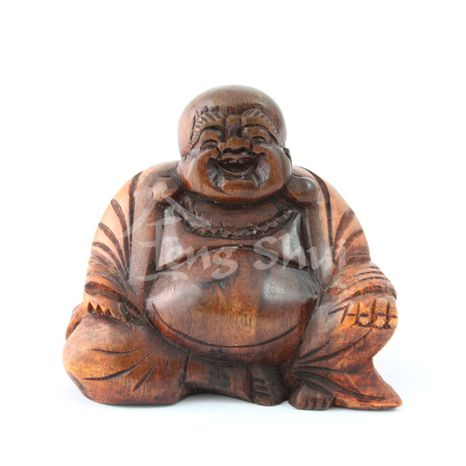 Buddha radosti, dřevo výška 9 cm