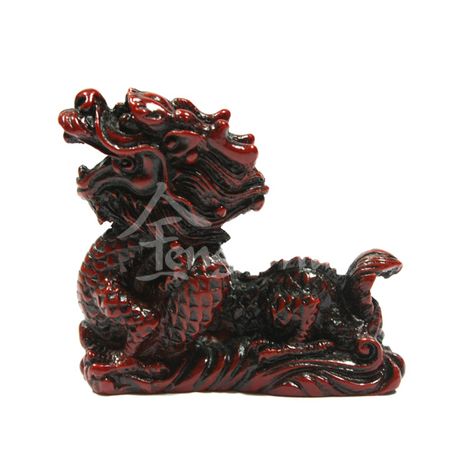 Čínsky drak červený malý 3