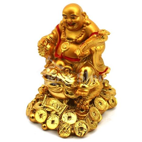 Buddha hojnosti a šťastia na žabe s RU YI
