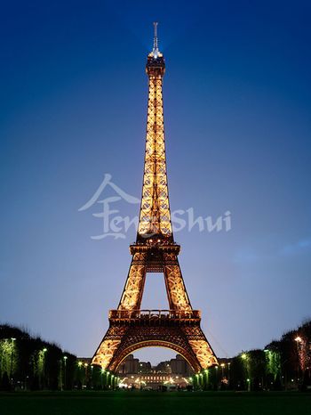 Feng shui fotografie Eiffelova věž
