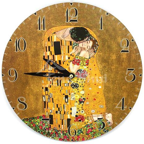 Hodiny Gustav Klimt - Isabell, 29 cm