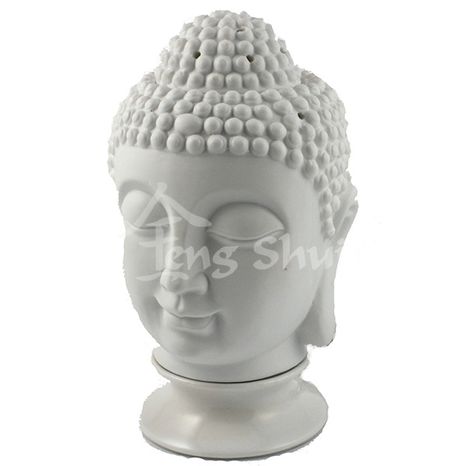 Lampa + Aromalampa Buddha, bílá