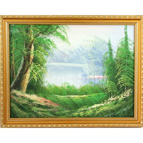 Obraz les - ručně malovaný