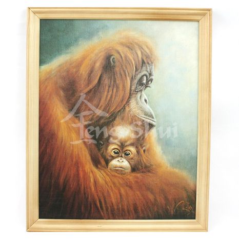 Obraz Opičí matka a mládě