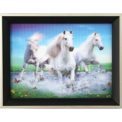 Obraz Tři bílé koně pro úspěch