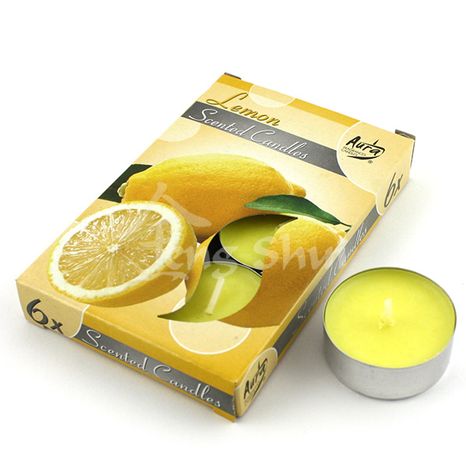Voňavé čajové svíčky Lemon (Citron)