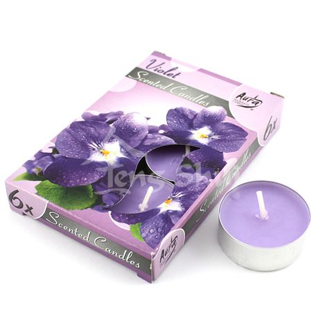Voňavé čajové svíčky Fialka (Violet)