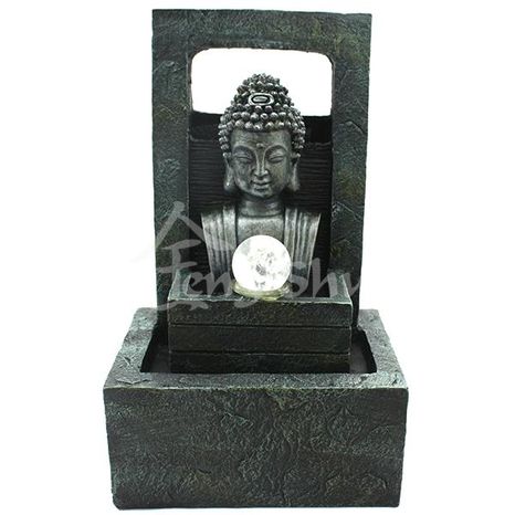 Fontána Buddha s koulí v. 41 cm