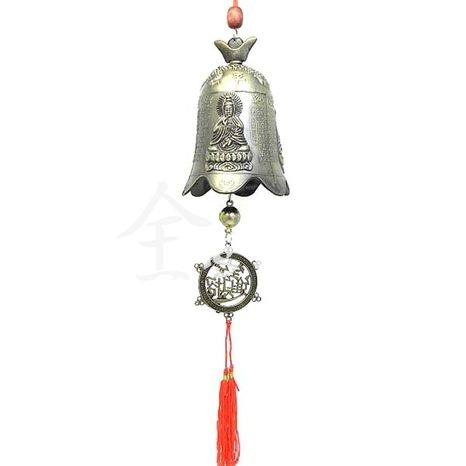 Zvonček s Buddhom a Drakom, kov