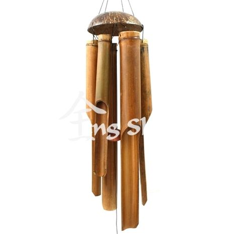 Zvonkohra bambus + kokos 90 cm, 6 trubek